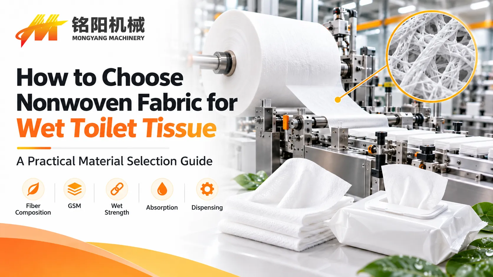 How to Choose Nonwoven Fabric for Wet Toilet Tissue